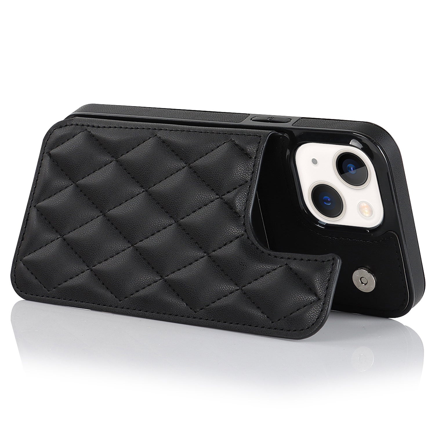 For iPhone 14 Plus Anti-Scratch Kickstand PU Leather TPU Phone Case Card Holder Phone Cover Shell For iPhone 14 Plus Anti-Scratch Kickstand PU Leather TPU Phone Case Card Holder Phone Cover Shell